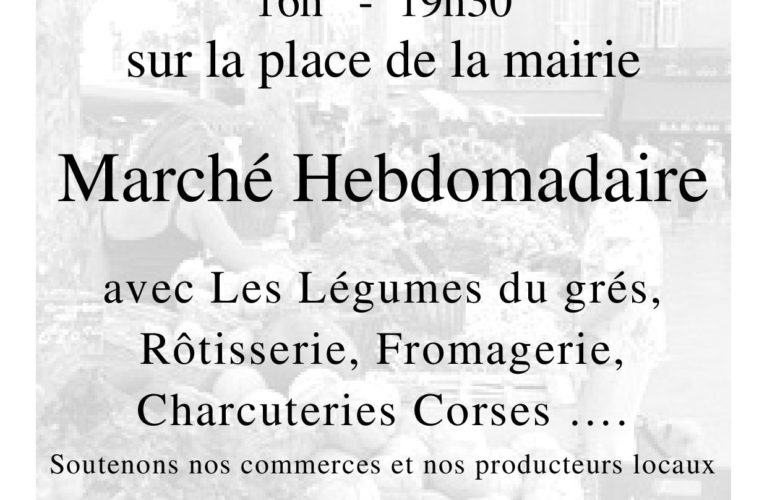Marché hebdomadaire