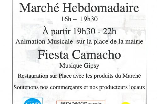 LE MARCHE HEBDOMADAIRE EN MUSIQUE