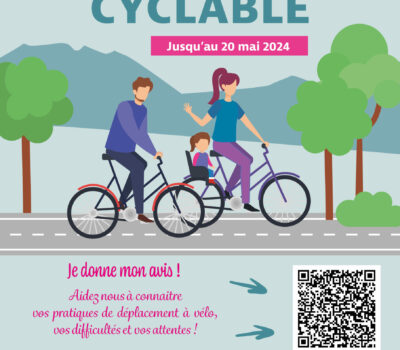 Une enquête mobilité pour le déploiement du « plan vélo » !