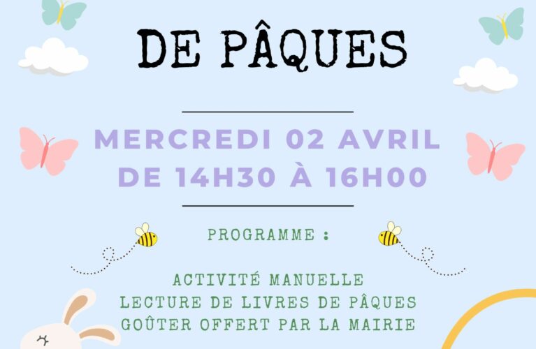 ATELIER DE PÂQUES