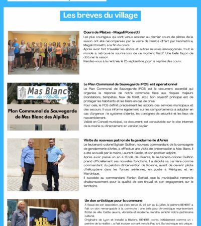 NEWSLETTER AOÛT 2025
