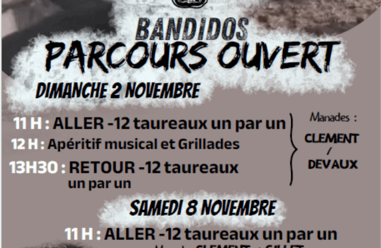 LE REVIVRE DE LA COLETA 2 NOVEMBRE ET 8 NOVEMBRE