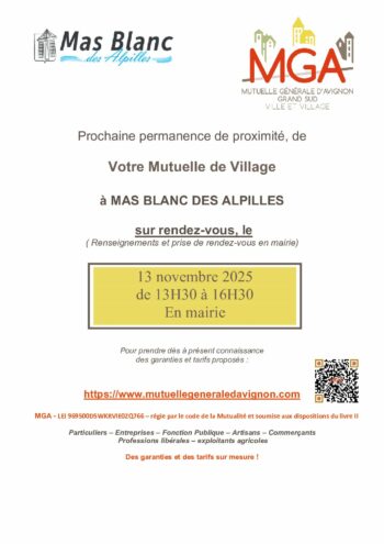 PERMANENCE MGA 13 NOVEMBRE