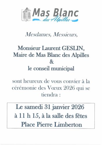 CEREMONIE DES VOEUX 2026