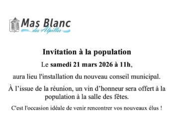 INSTALLATION NOUVEAU CONSEIL MUNICIPAL