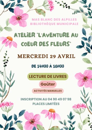 Atelier « L&rsquo;aventure au cœur des fleurs »