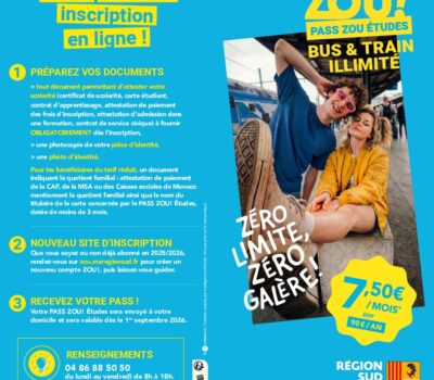 ZOU : Inscription en ligne