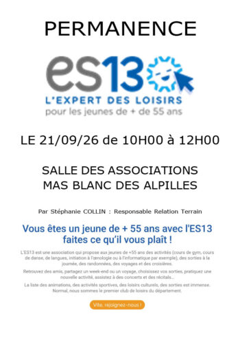 Inscriptions aux ateliers seniors
