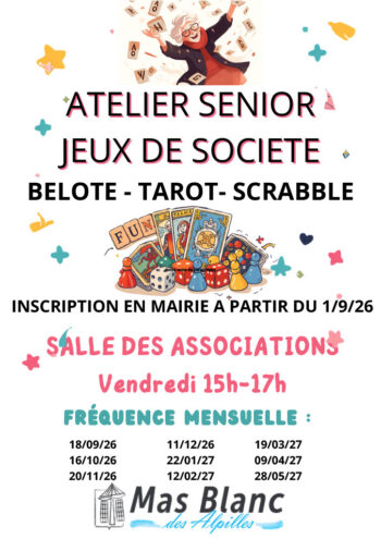 Atelier jeux de société