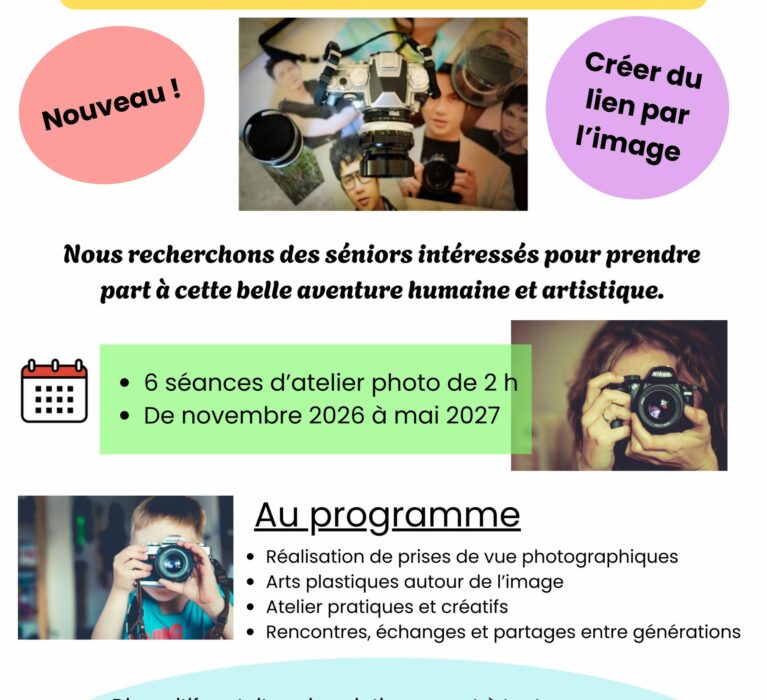 Projet photo intergénérationnel
