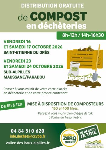 Distribution de compost