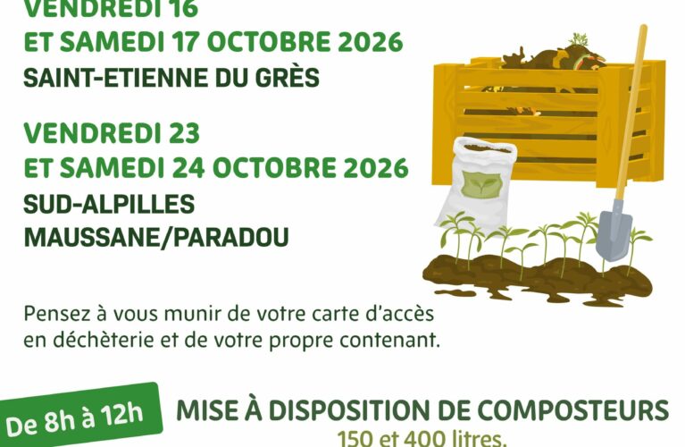 Distribution de compost
