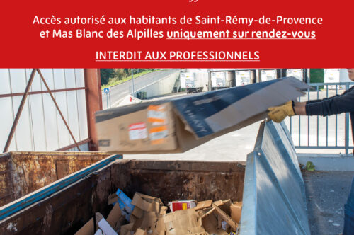 Déchèterie d&rsquo;Eyragues : uniquement sur RDV